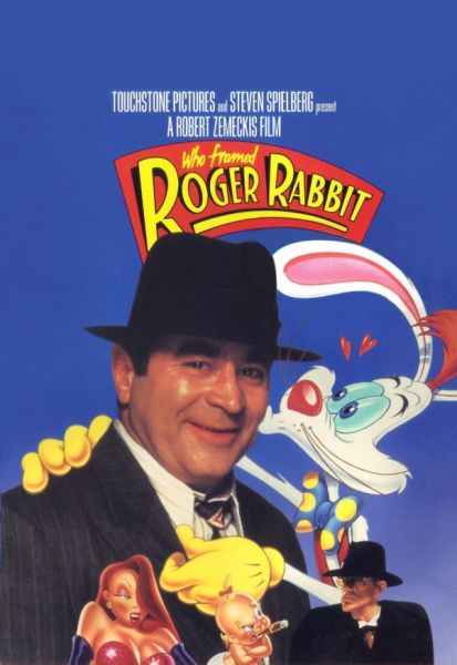 霍斯金斯在喜剧《谁陷害了兔子罗杰》的侦探造型深入人心