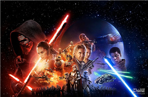 《星球大战7》发布首款正式海报 银河之下众角色纷纷亮相