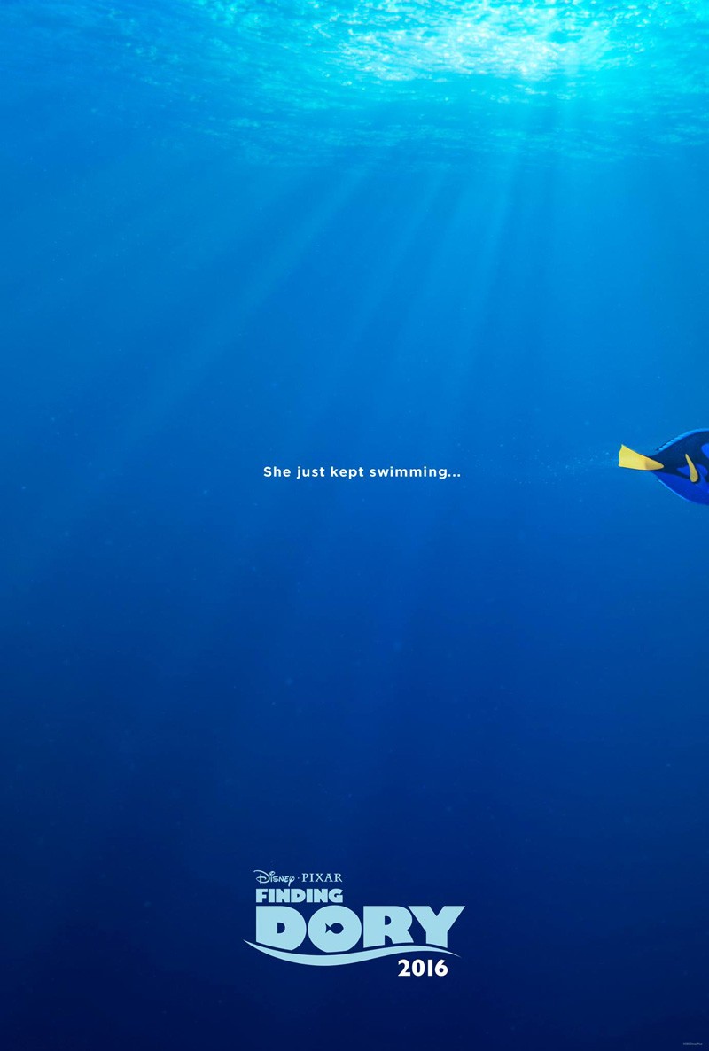 《海底总动员2》首发海报 失忆话唠鱼多莉成核心(图1)