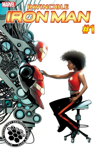 钢铁侠继任者定名＂铁心＂ 15岁黑人少女接任托尼史塔克(图1)