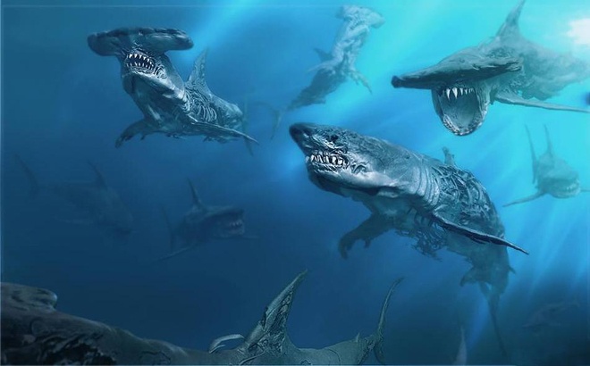 《加勒比海盗5》正式海报曝光 亡灵鲨鱼首现身(图2)