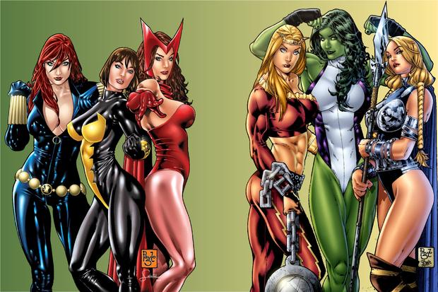 漫威想拍＂妇联＂电影 黑寡妇、女武神、黄蜂女等女超级英雄组队(图1)