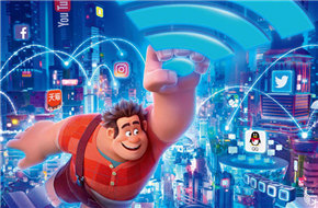 迪士尼《无敌破坏王2》中国定档11月23日 预告满眼彩蛋想象爆棚