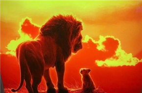 真人版《狮子王》发布新海报 雄狮“英雄迟暮”