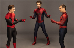 《蜘蛛侠：英雄无归》曝笑场镜头 加菲和托比“基情”相拥
